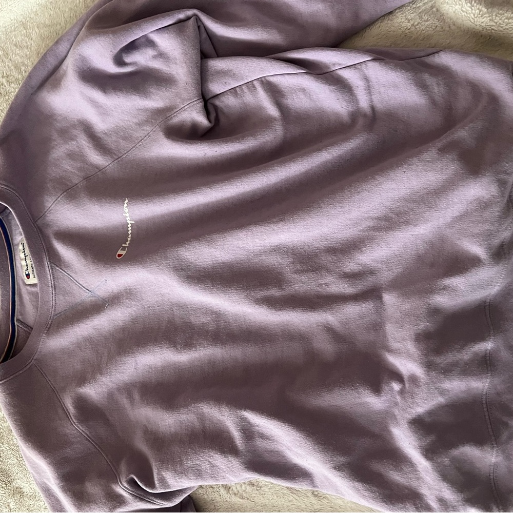 Champion purple sweatshirt worn once XL